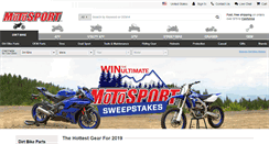 Desktop Screenshot of motosport.com